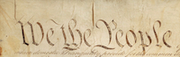 Detail from The Constitution of the United States. Please click on the link below to view and resize full image.